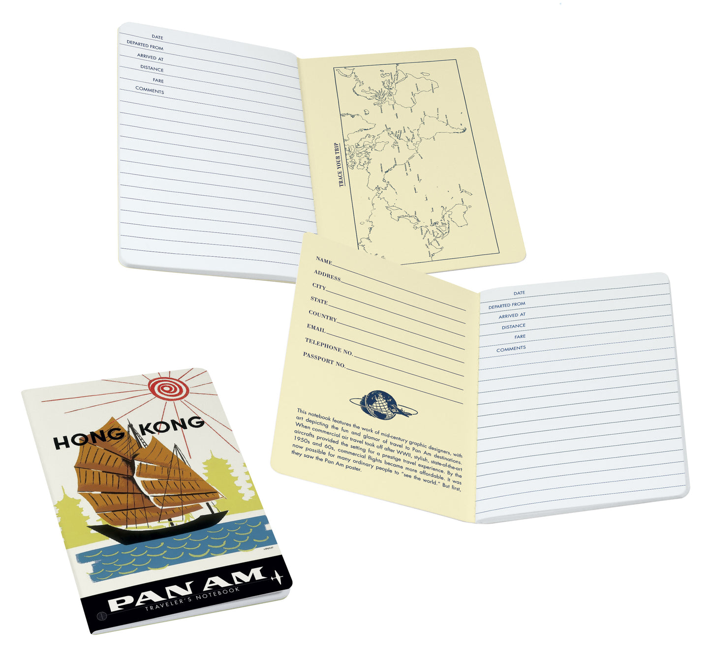 Hong Kong Pan AM Traveler's Notebook