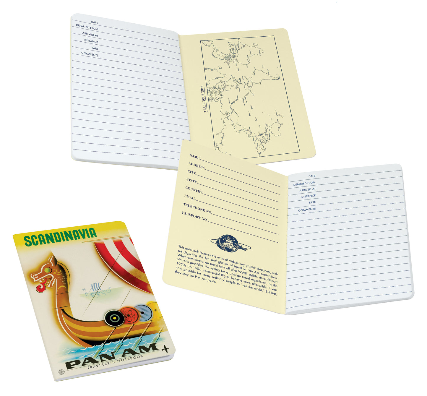Scandinavia Pan AM Traveler's Notebook
