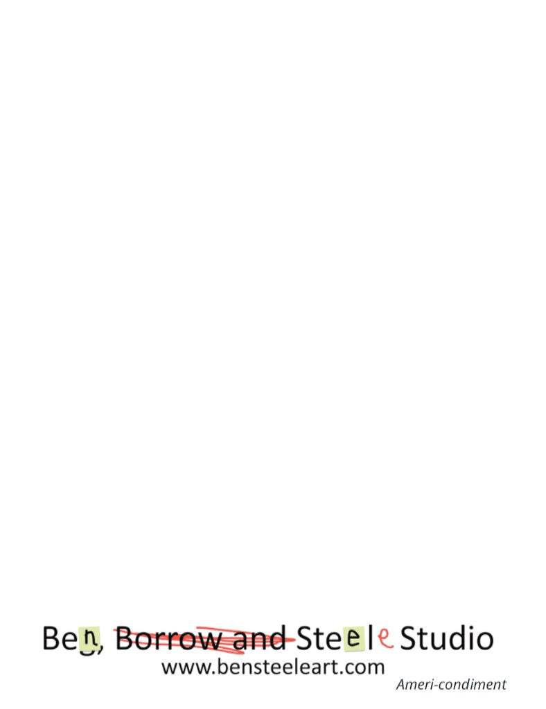 Ameri-condiment Notecard