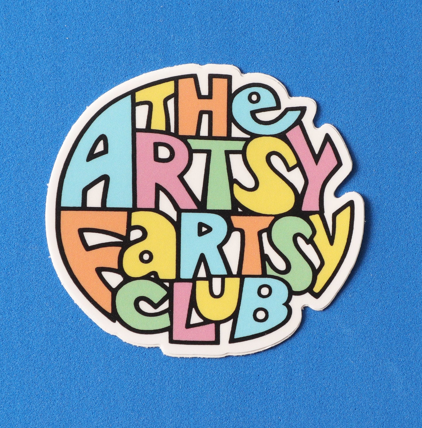 Artsy Fartsy Club Sticker