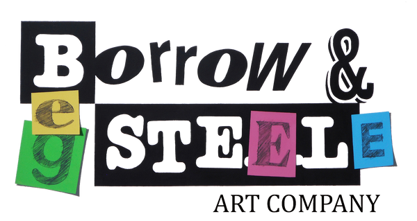 Beg, Borrow and Steele Art Co. logo