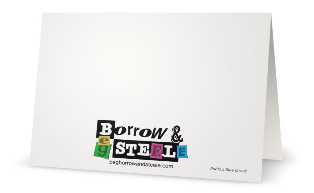 Pablo's Blue Circus Notecard