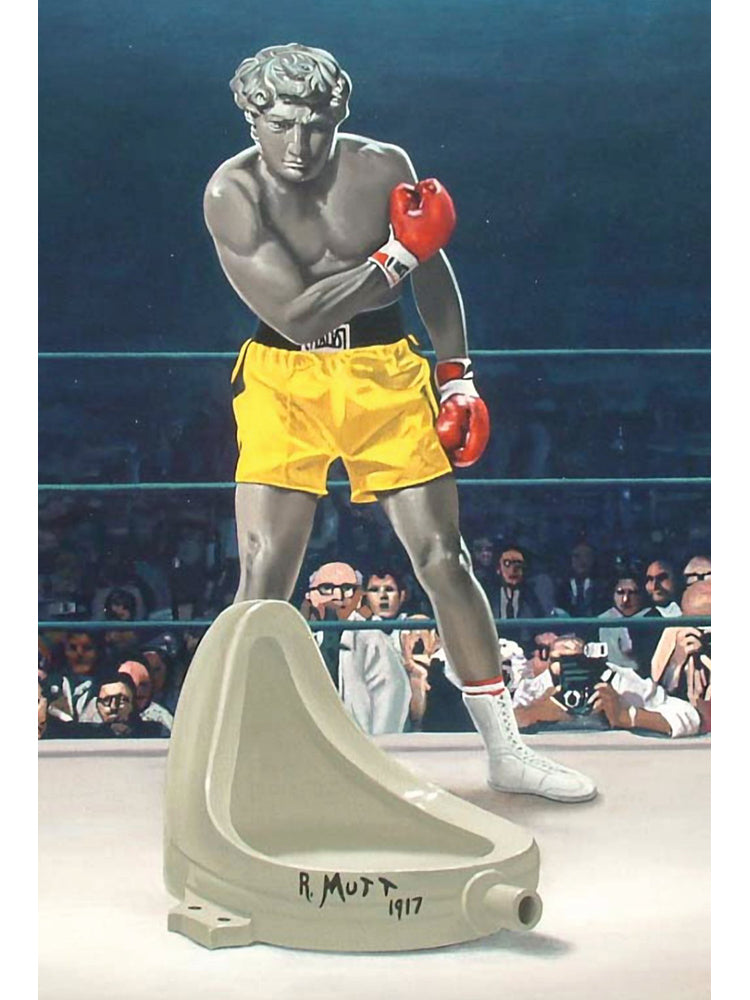 David Defeats Duchamp Postcard