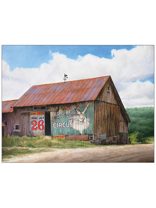 Degas Bros Barn Notecard