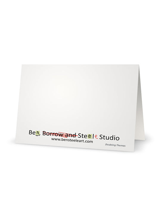 Doubting Thomas Notecard