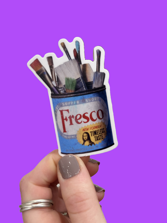 Fresco Last Supper Shortening Sticker