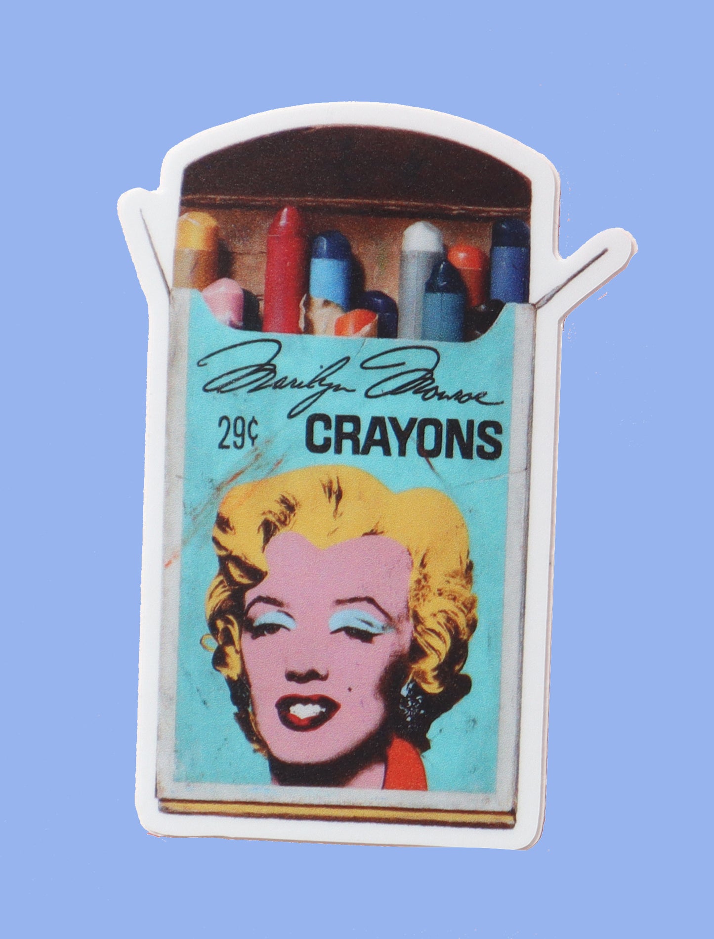 Marilyn Crayons Sticker