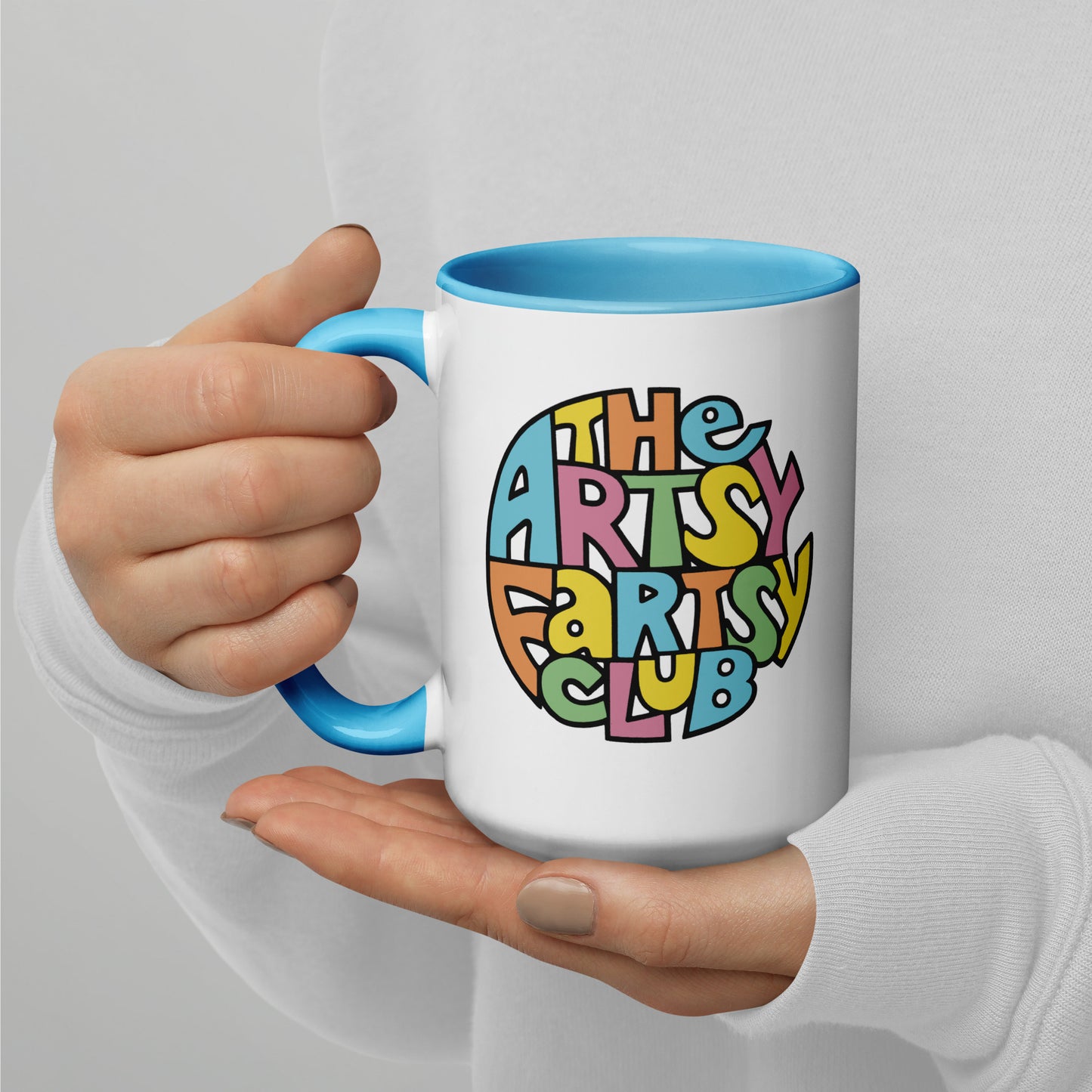 Artsy Fartsy Mug with Color Interior