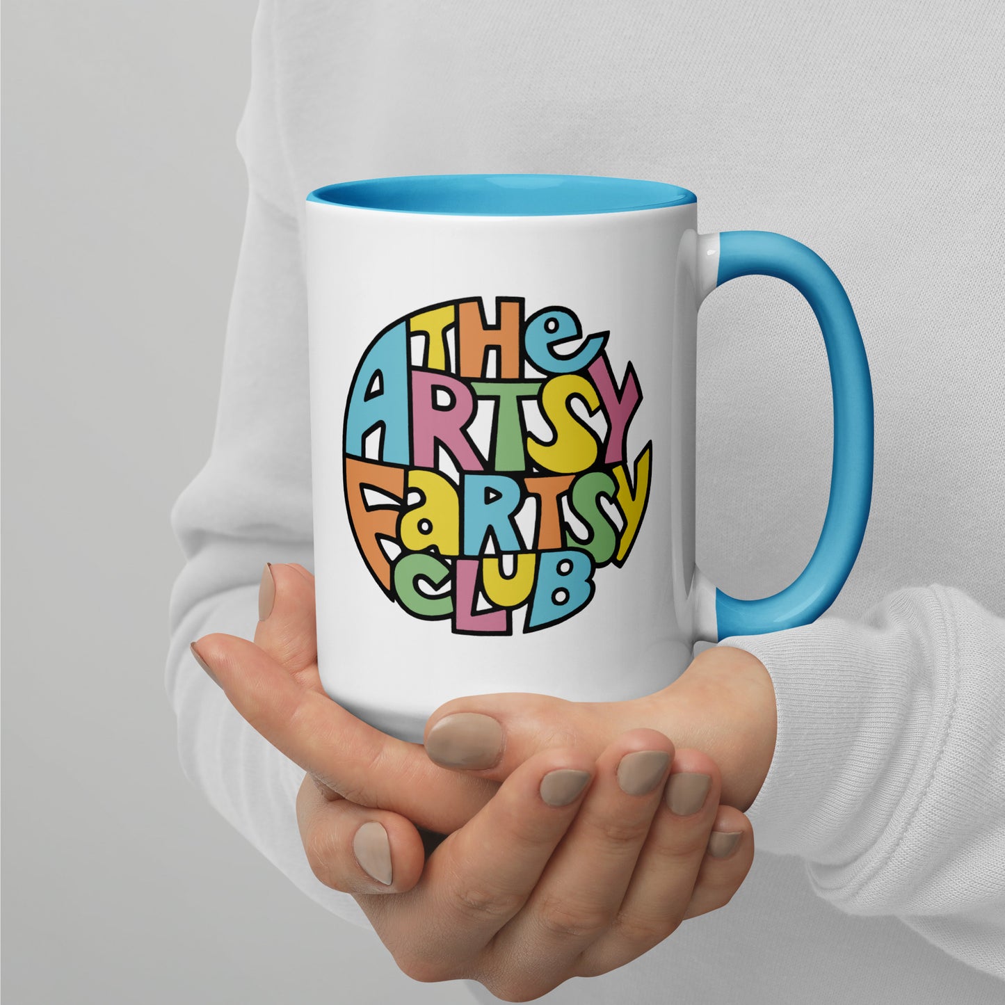 Artsy Fartsy Mug with Color Interior