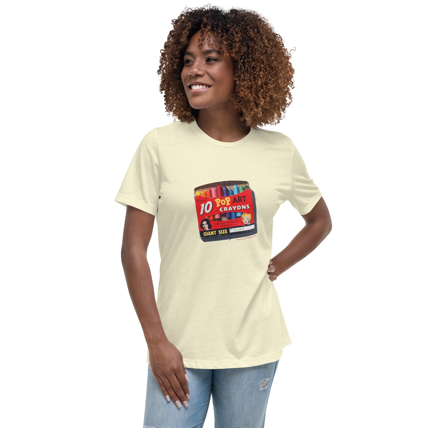 Pop Art Crayons Women's Fit Relaxed T-Shirt