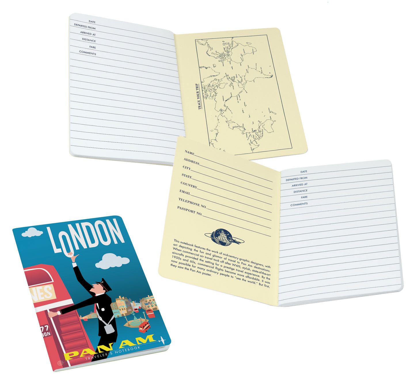 London Pan AM Traveler's Notebook