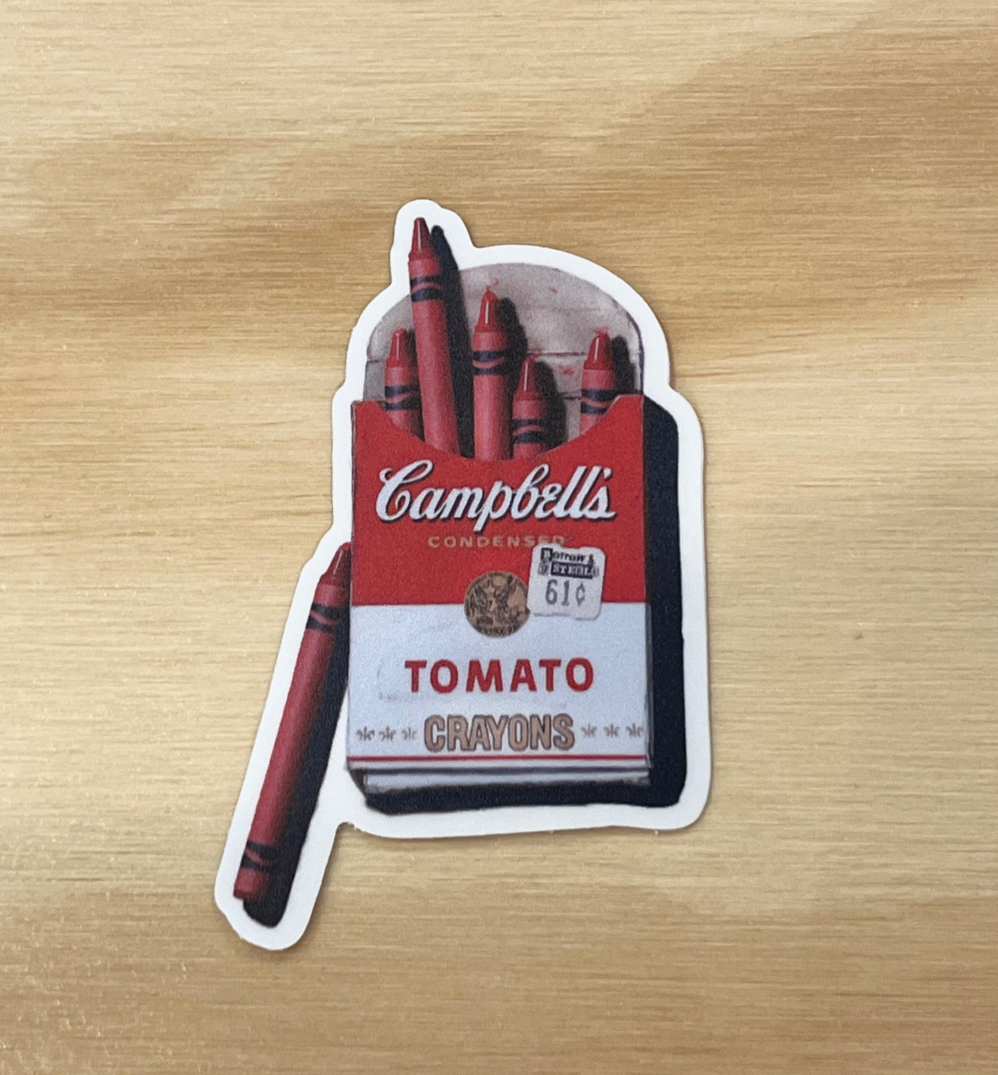 Campbell's Crayon Sticker