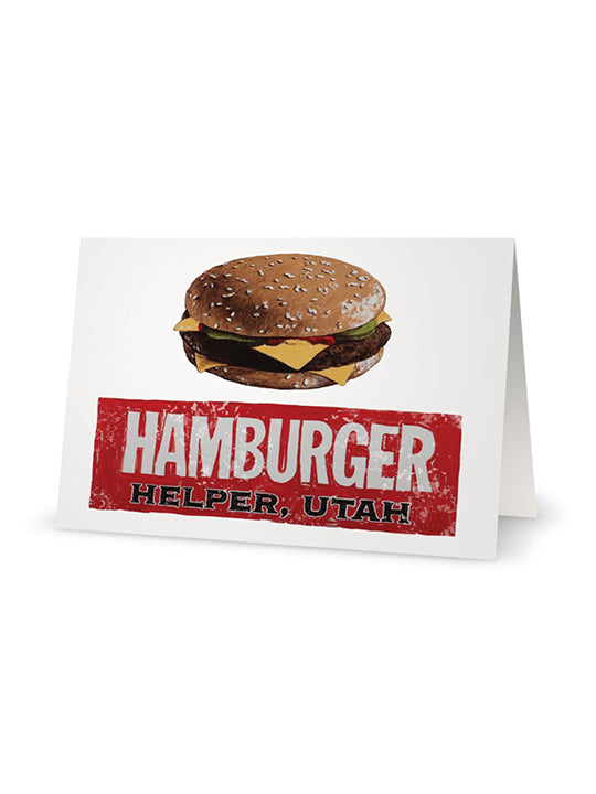 Hamburger Helper Notecard