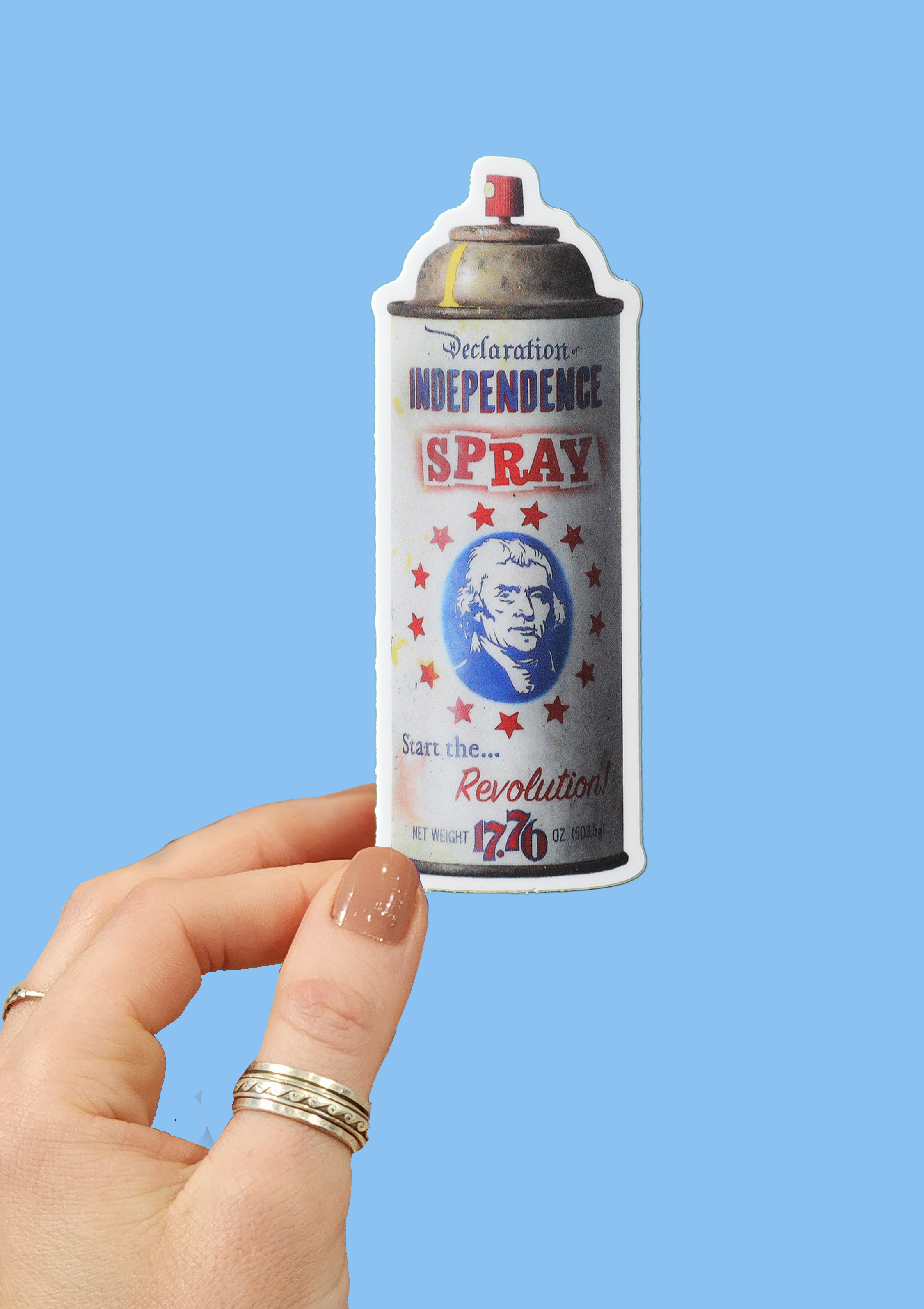 Spray Sticker Independence Spray Sticker – Beg, Borrow and Steele Art Co.