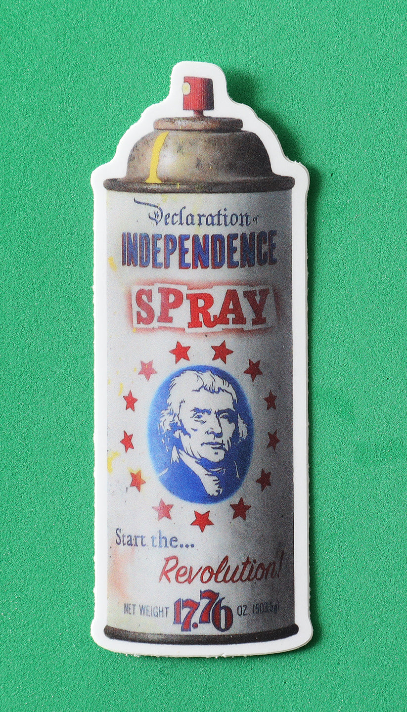 Independence Spray Sticker