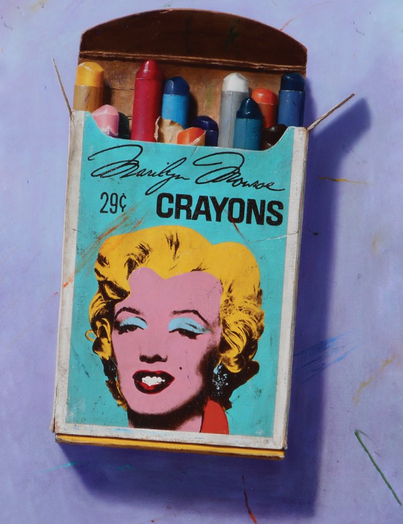 Marilyn Crayons Notecard