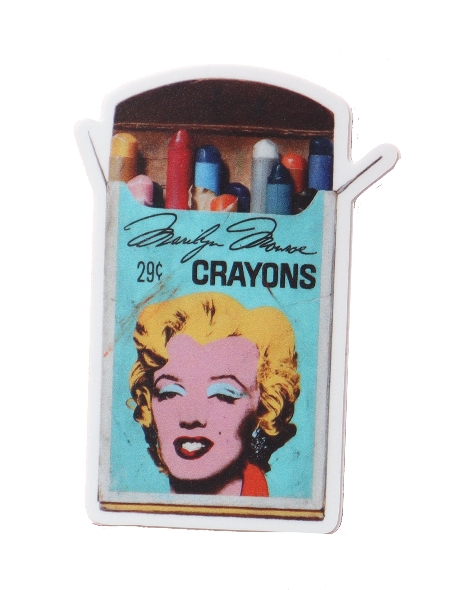 Marilyn Crayons Sticker