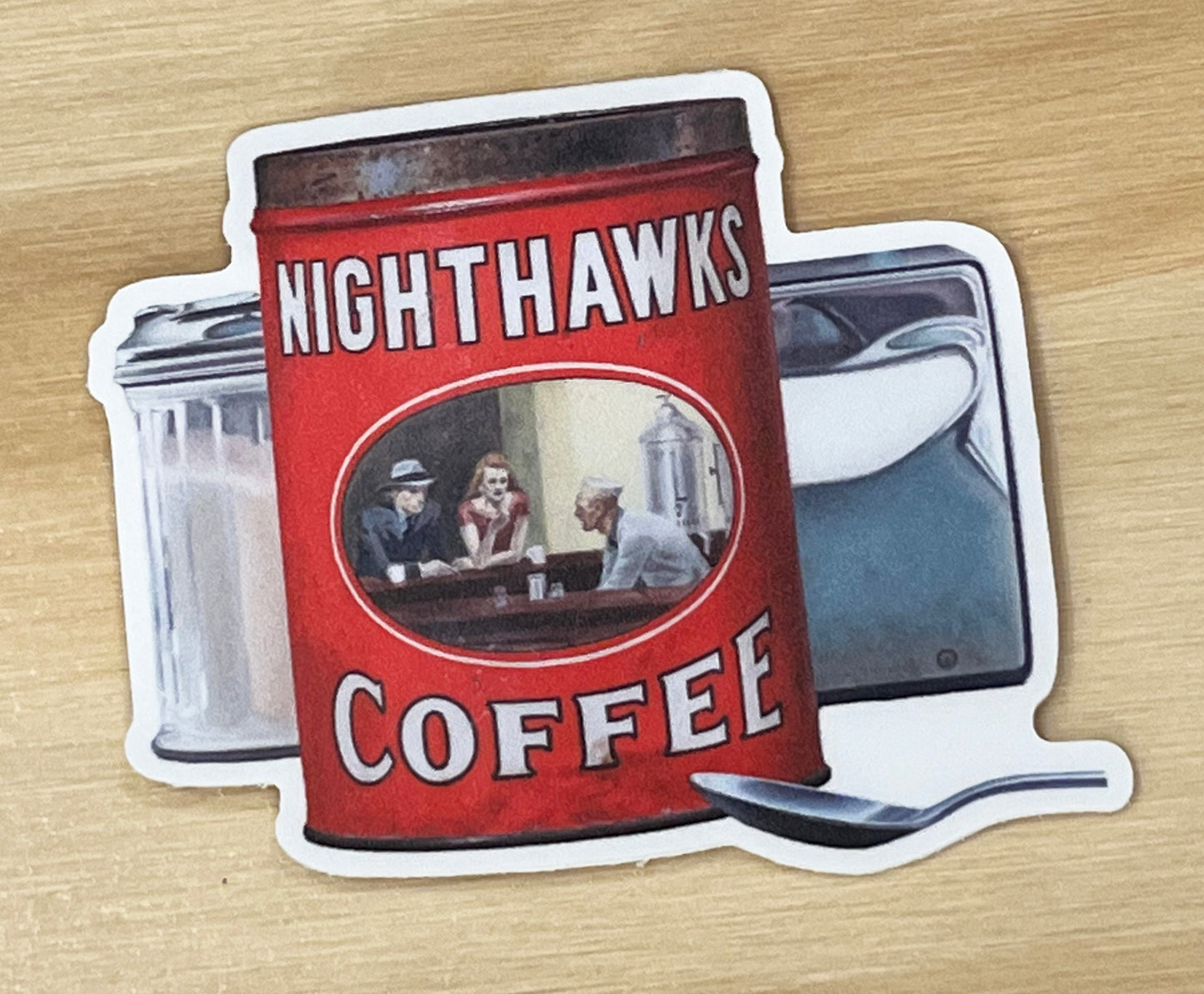 Nighthawks Coffee Sticker