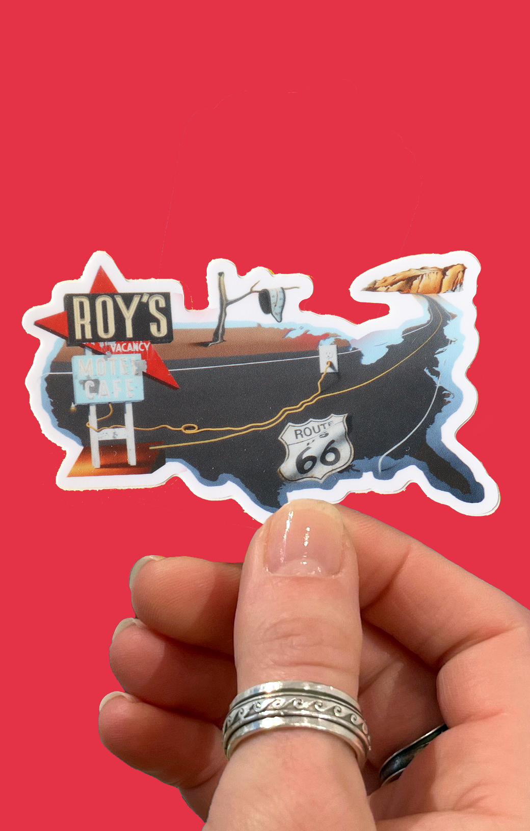 Roy's Route 66 Sticker