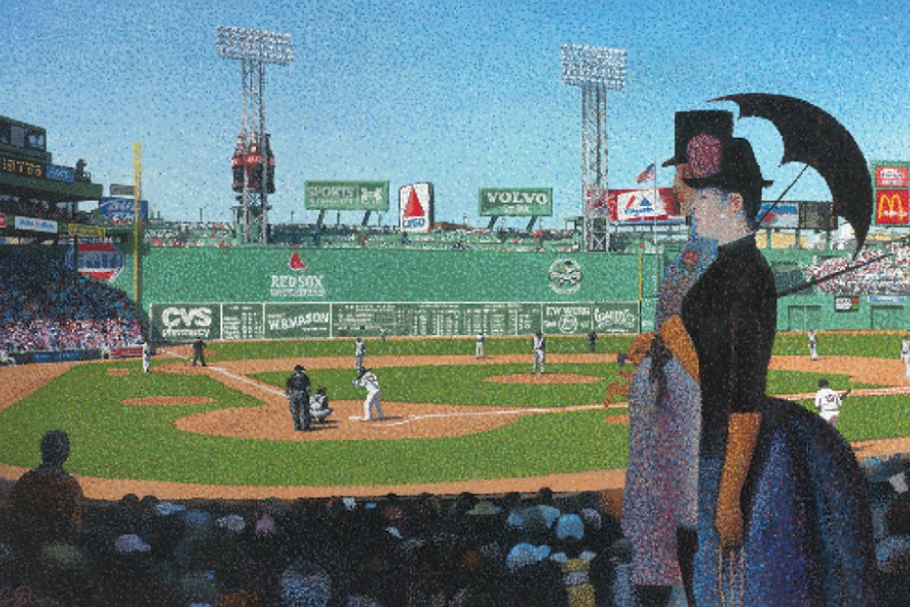 Sunday Afternoon at Fenway Postcard