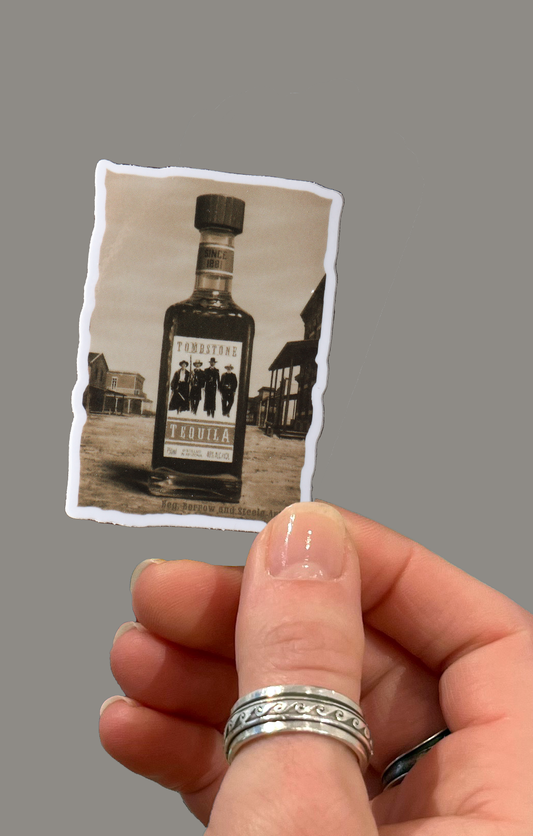 Tombstone Tequila Sticker