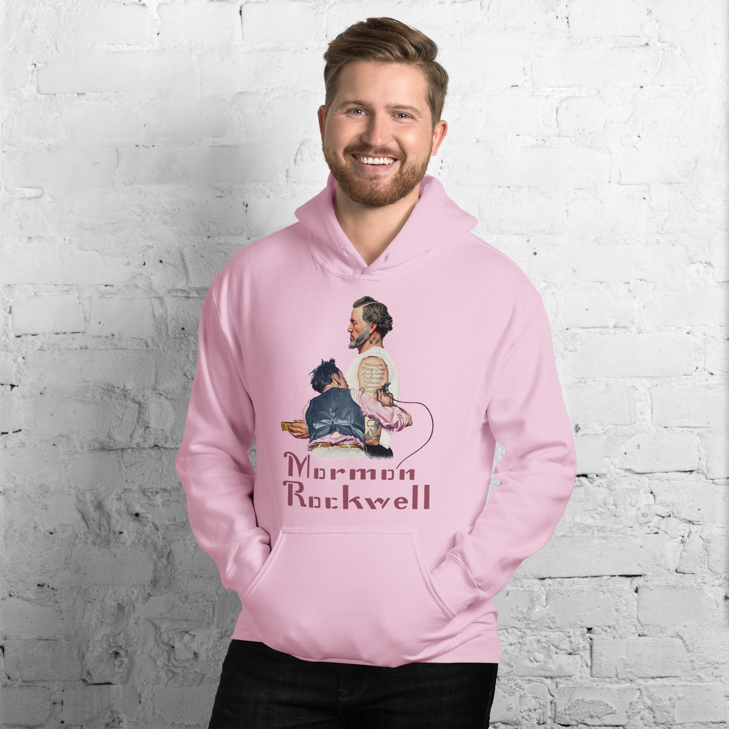 Mormon Rockwell Unisex Hoodie