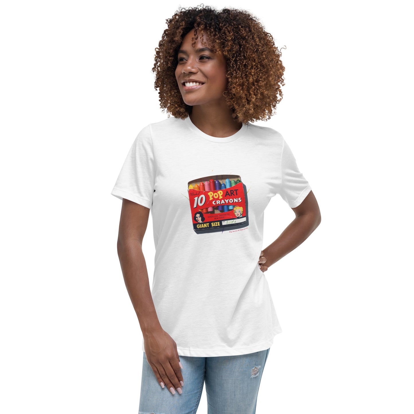 Pop Art Crayons Women's Fit Relaxed T-Shirt